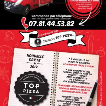 menu top pizza