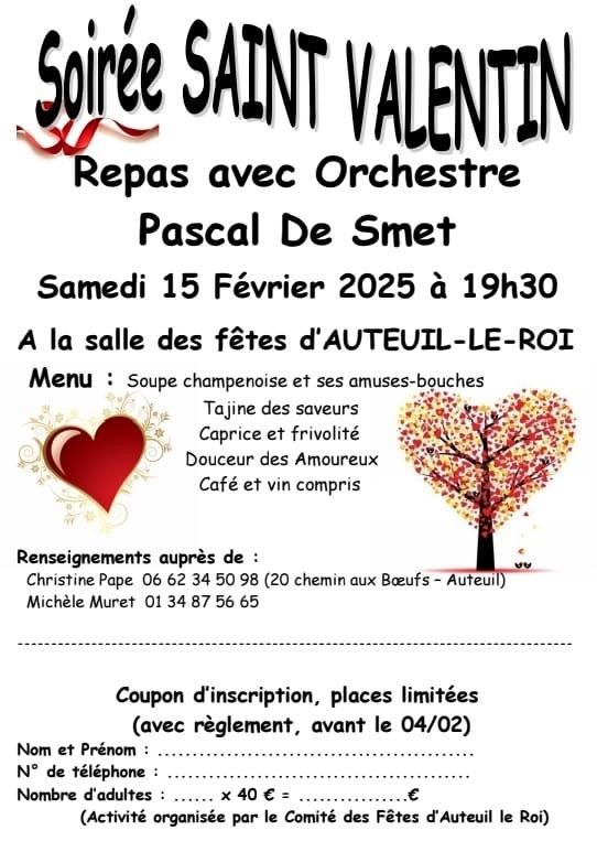 CDF Soirée Saint Valentin du 15 02 2025