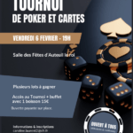 Affiche Évènement Tournoi de Poker M3