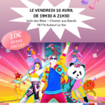 Affiche Soirée Just for Kids du 10 04 2026